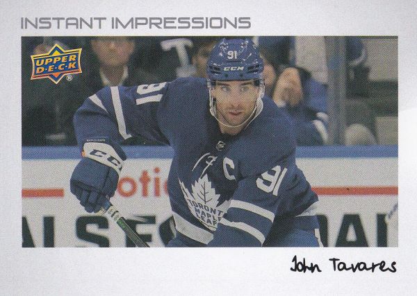 insert karta JOHN TAVARES 22-23 UD Ser. 2 Instant Impressions číslo PZ-32